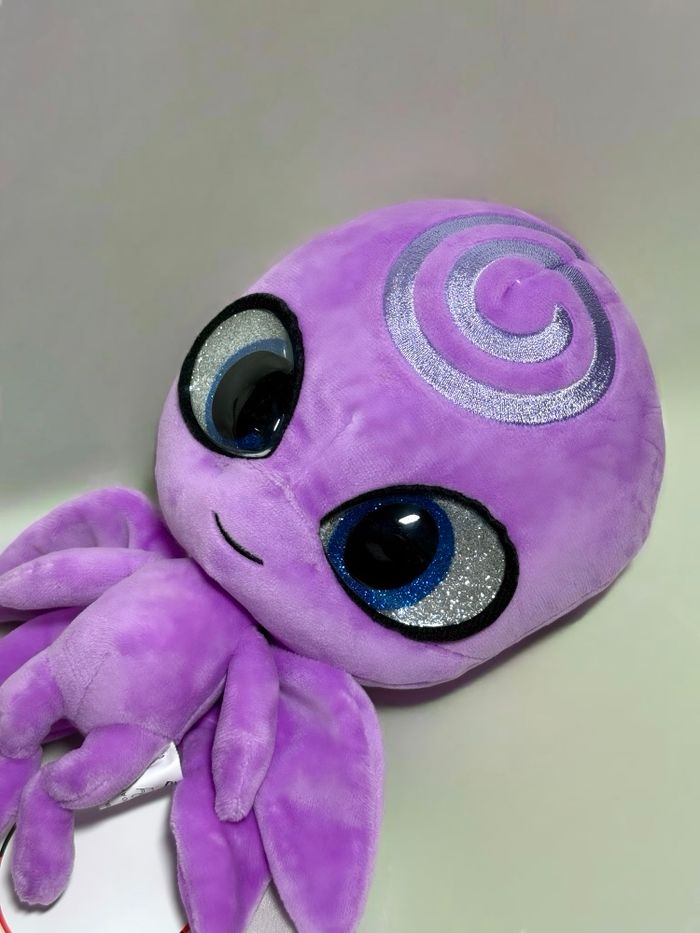 Peluche Nooroo 24cm Miraculous officielle ZAG - Kwami violet 3+ - photo numéro 4
