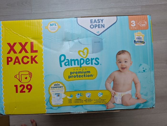 Pampers Premium taille 3 - 129 couches