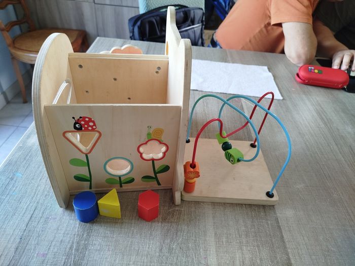 Cube de motricité en bois - photo numéro 7