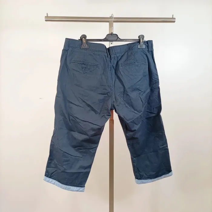 Pantalon 3/4 bleu Best Mountain 100 % coton taille 46 décontracté A849 - photo numéro 6