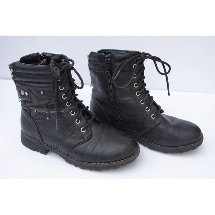 Bottines/bottes noir, taille 33 - photo numéro 6