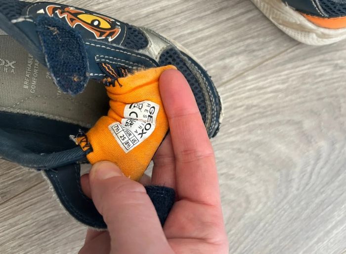 Baskets geox taille 25 - photo numéro 3