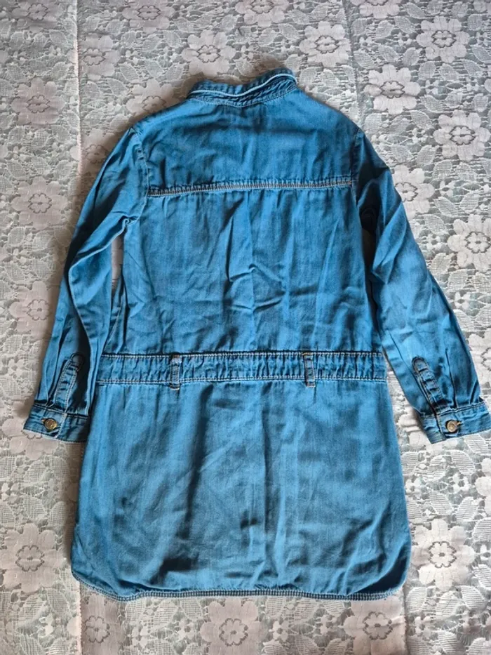 Robe en jean Zara T 7 ans - photo numéro 4