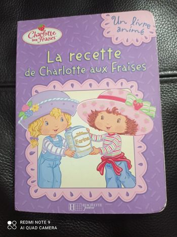Livre pop up, La recette de Charlotte aux fraises, Hachette Jeunesse