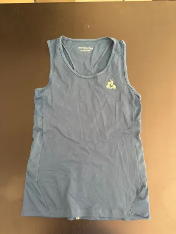 Débardeur sport Le Coq Sportif bleu – Taille XS femme