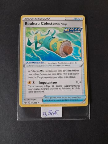 Carte Pokémon Rouleau Céleste Mille Poings 151/198