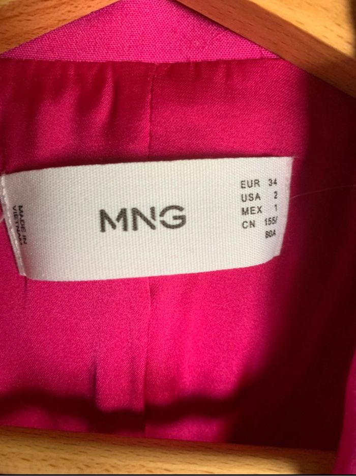 Blazer mango rose fushiaz - photo numéro 3