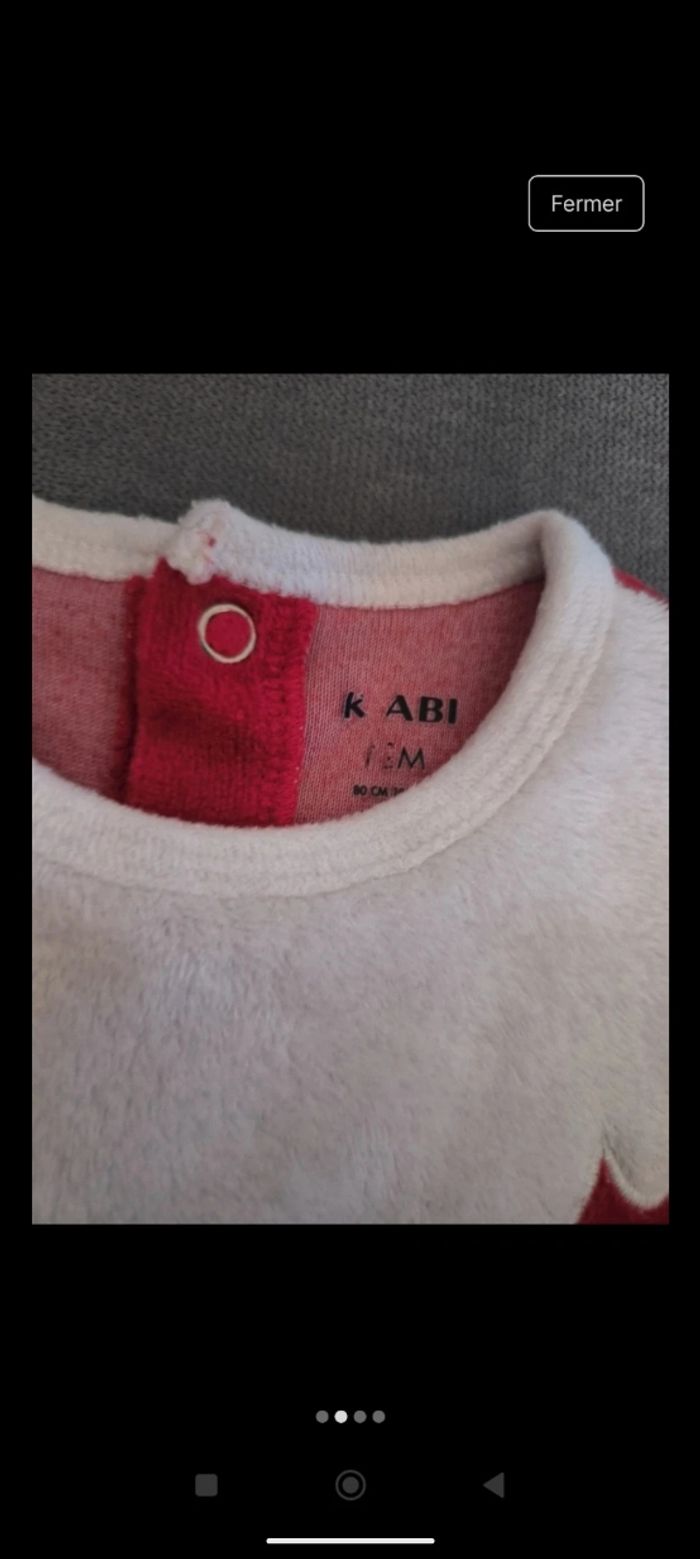 Pyjama Kiabi 12 mois - photo numéro 2