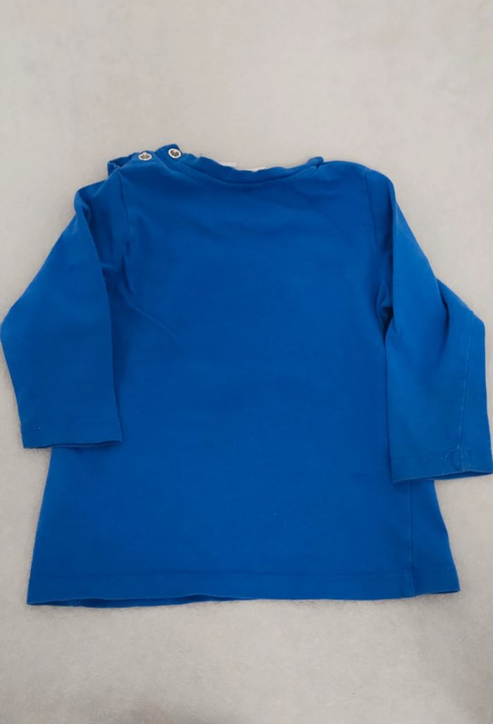 Tee-shirt manches longues 74 cm - photo numéro 2
