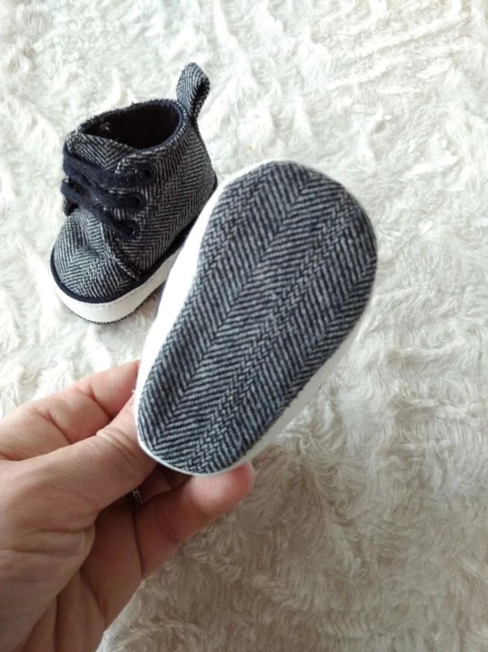 Chaussures bébé style basket Garçon 0/3 mois - photo numéro 10