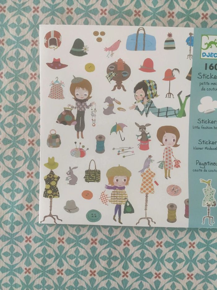 Djeco 160 stickers petite maison de couture - photo numéro 2
