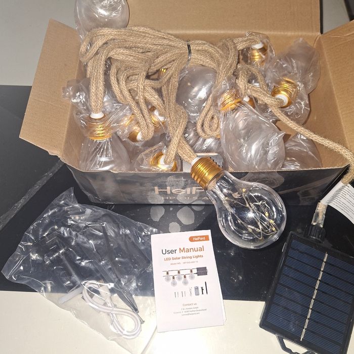 Guirlande lumineuse solaire extérieure - photo numéro 2