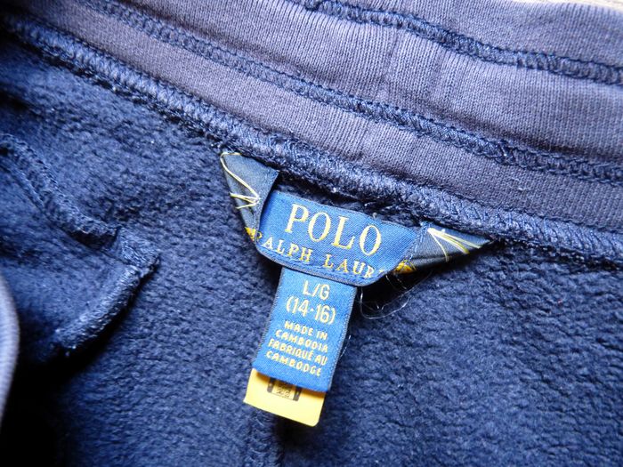 Pantalon jogging garçon 14 ans ralph lauren sport bleu marine TBE - photo numéro 3