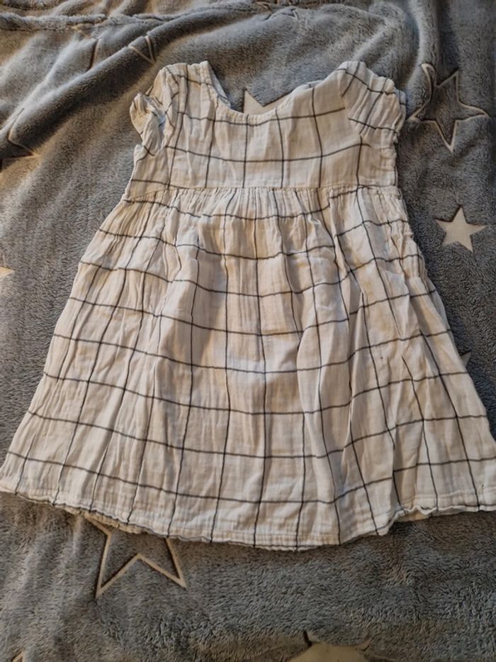 Robe cérémonie coton blanc - photo numéro 2