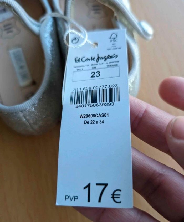 Ballerines pailletées argentées neuves - photo numéro 4