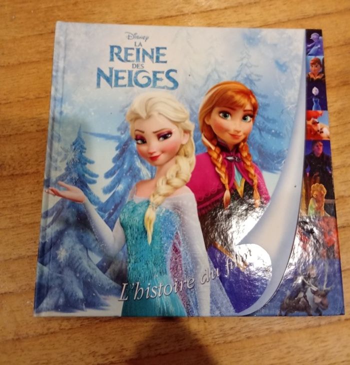 livre "la reine des neiges" l'histoire du film