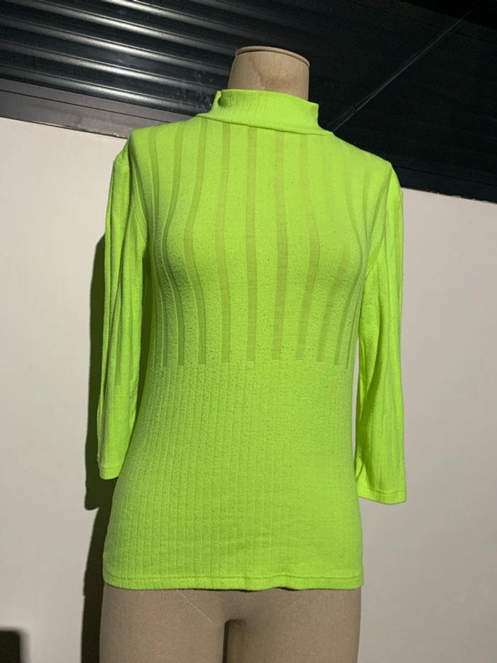 Haut vert fluo