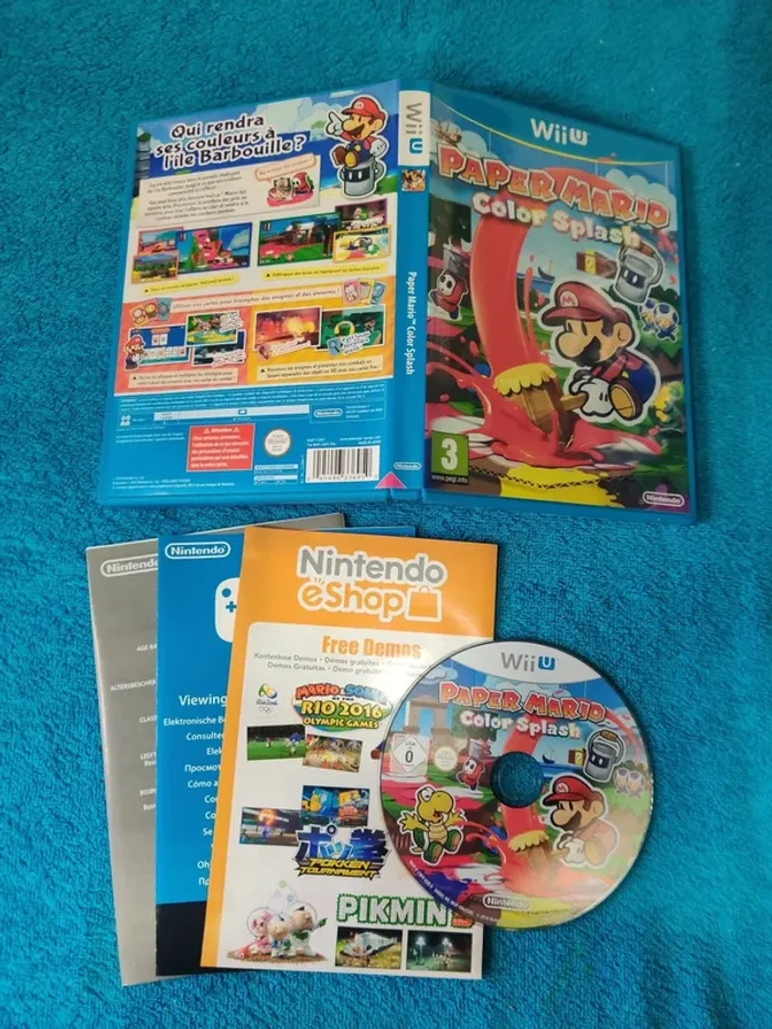 WiiU Paper mario color splash