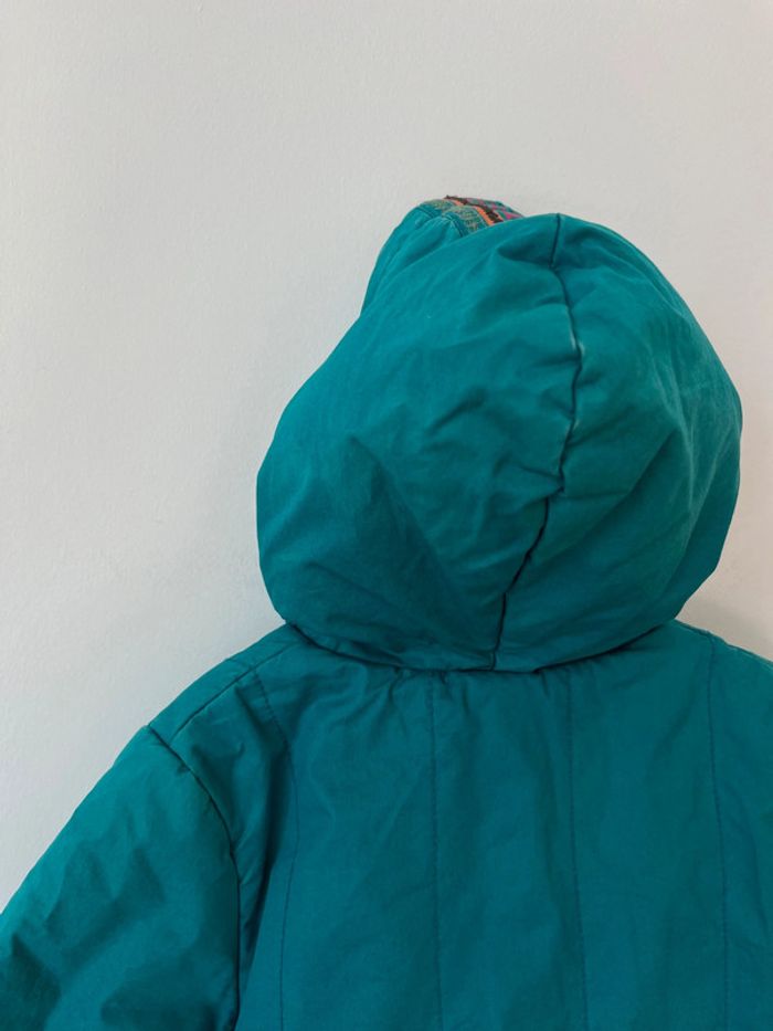 Ensemble parka à capuche turquoise + bonnet + moufles - Catimini 6 mois - photo numéro 9