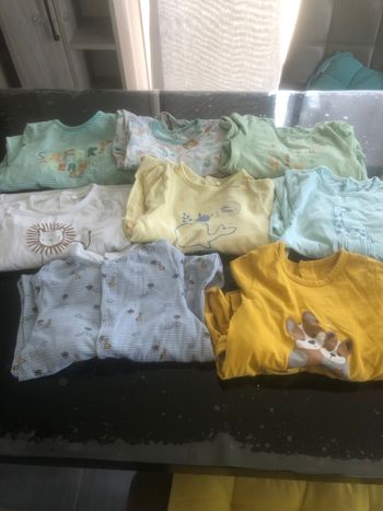 Pyjamas fins pour mis saisons imprimés plusieurs couleurs 