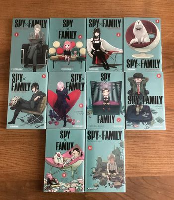 Lot Mangas SPY x FAMILY  Tomes 1 à 10