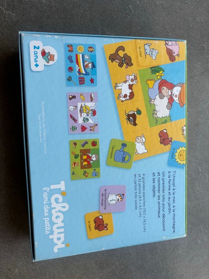 Nathan 31000 T'choupi Mon Premier Loto - Association d'Images et Apprentissage des 4 Saisons - Développe l'Observation et la Concentration - Jeu Educatif - photo numéro 3