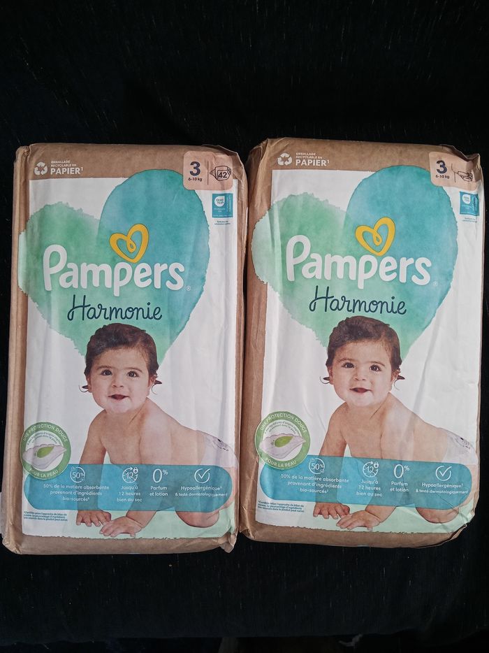 Couche Pampers harmonie taille 3