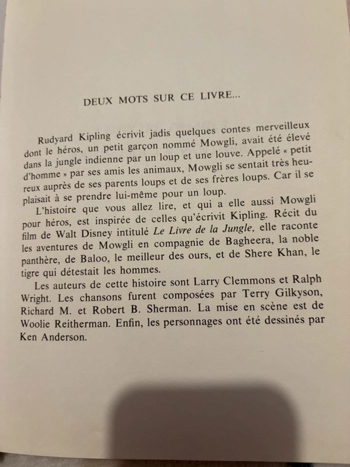 Livre « Le livre de la jungle » édition collectif de 1969 - photo numéro 4