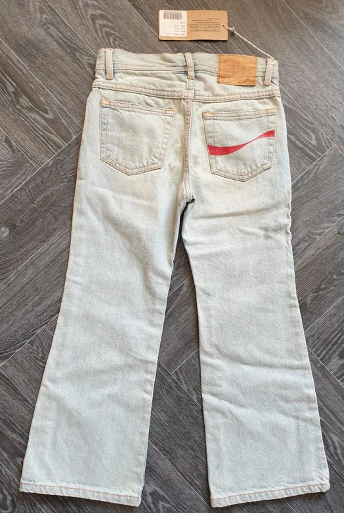 Jean bleu clair fille Coca Cola 8 ans - photo numéro 4