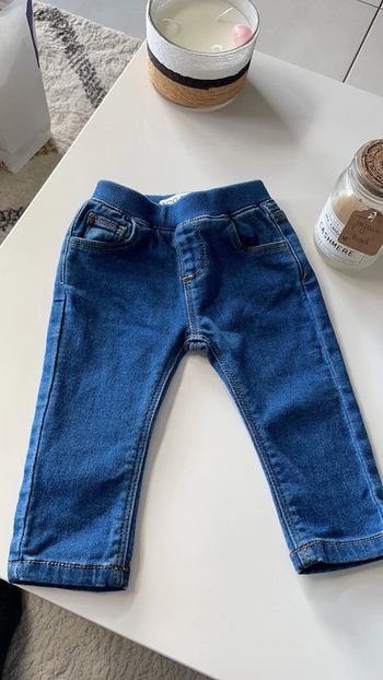 Jean taille élastique