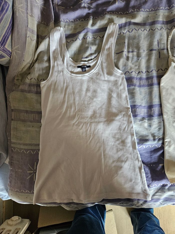 Débardeur blanc kiabi