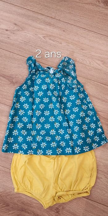 Ensemble été fille 2 ans