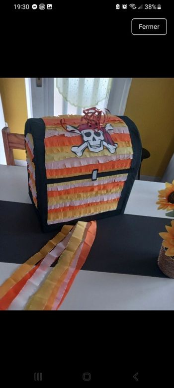 Pinata coffre pirate