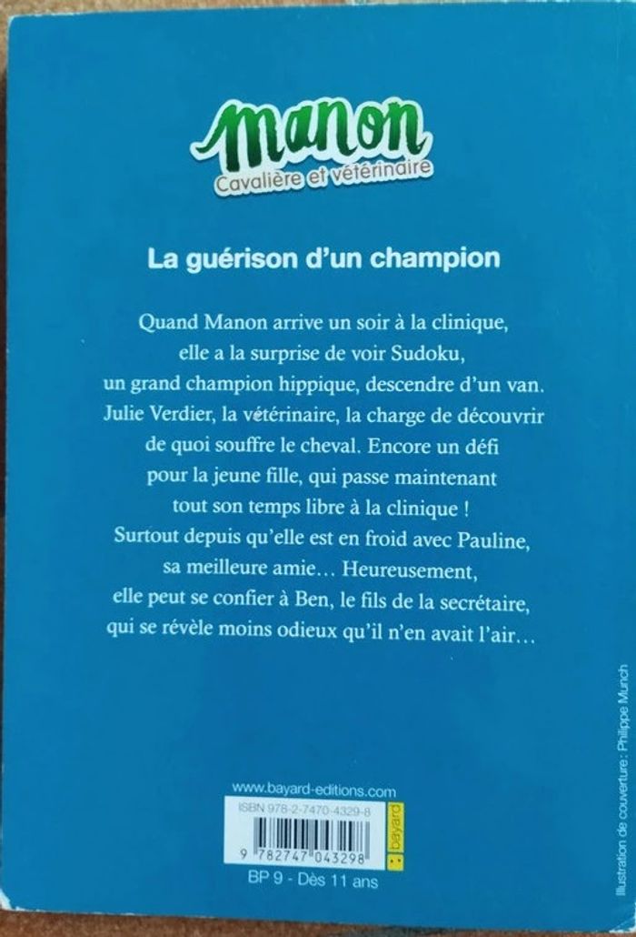 📖 Manon Cavalière Et Vétérinaire Tome 2 - La Guérison D’Un Champion - Kaiser Katrin📖 - photo numéro 2