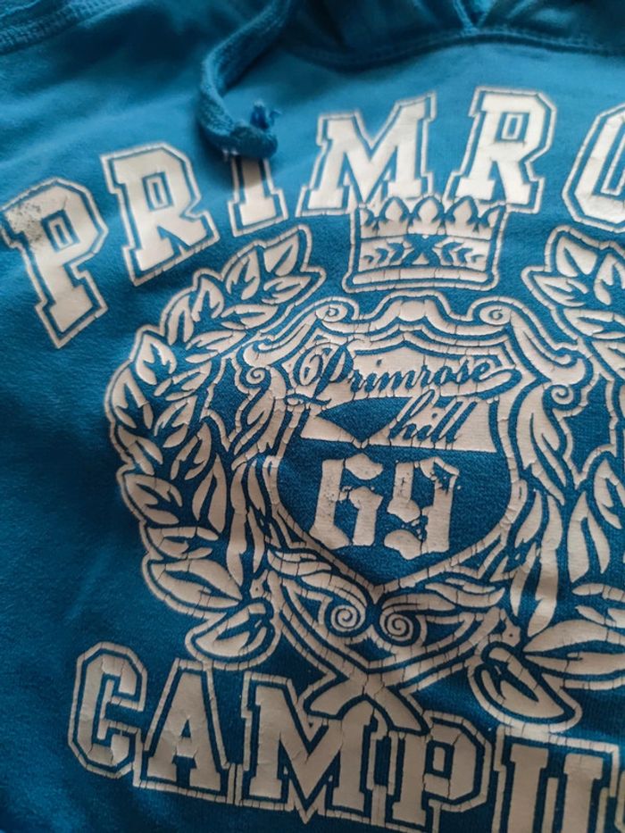 Sweat bleu à capuche Primerose - photo numéro 2
