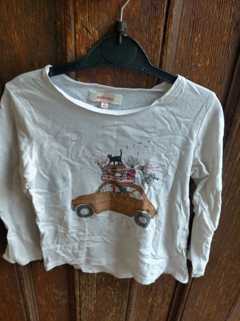 Ravissant tee shirt Catimini 4 ans