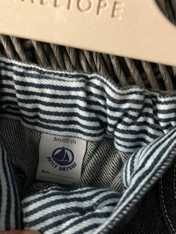 Jean petit bateau mixte 3 mois - photo numéro 2