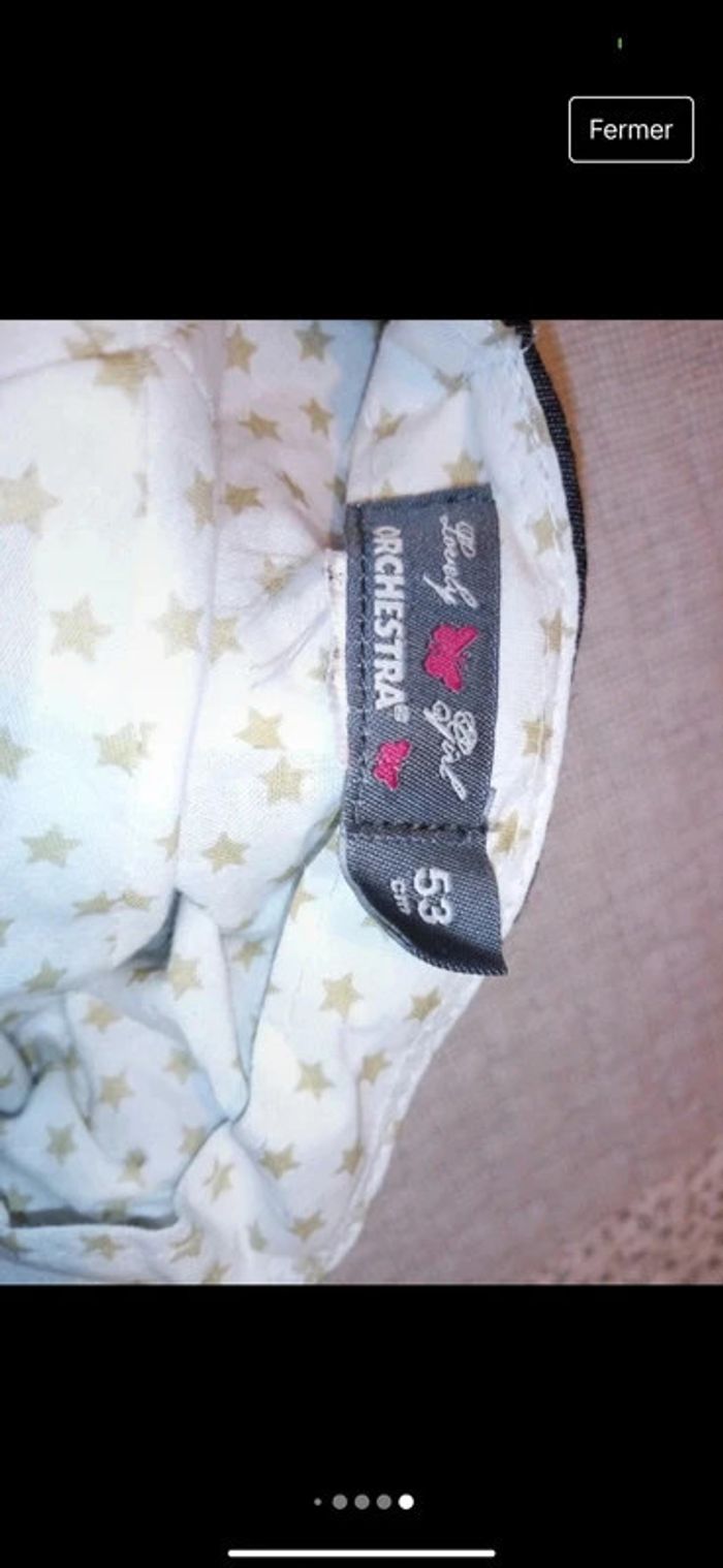 Casquette fille taille 53 cm en excellent état, peu porté. - photo numéro 6