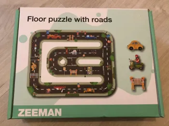 Puzzle de sol circuit voiture