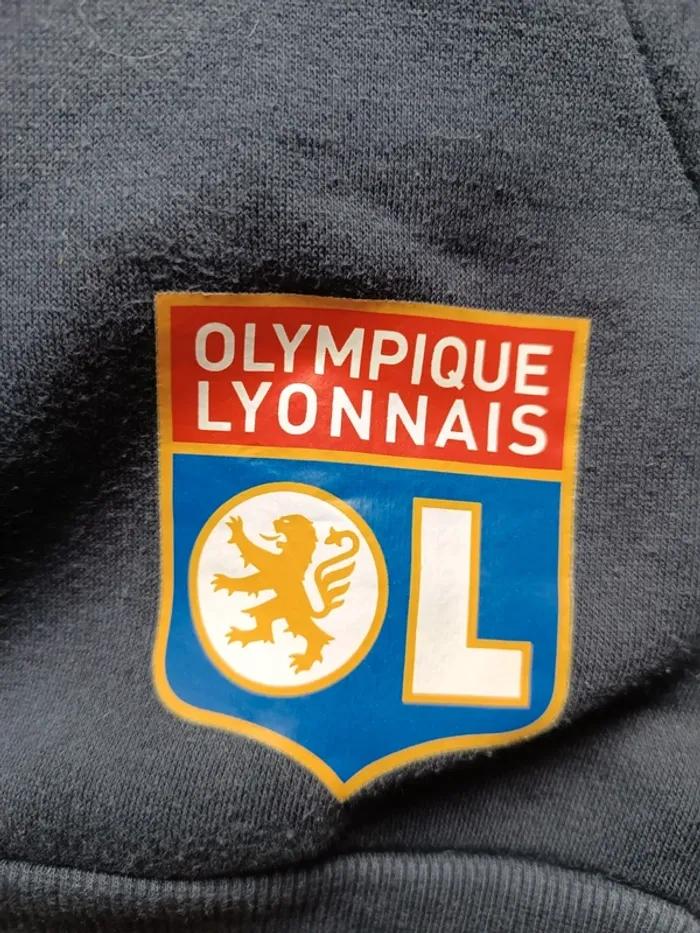 Pull à capuche Adidas Olympique Lyonnais - photo numéro 3