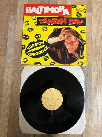 Vinyle maxi 45 tours-Baltimora-Tarzan boy