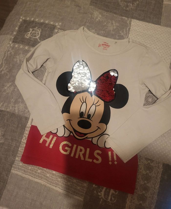 Tee shirt minnie 6 ans - photo numéro 2