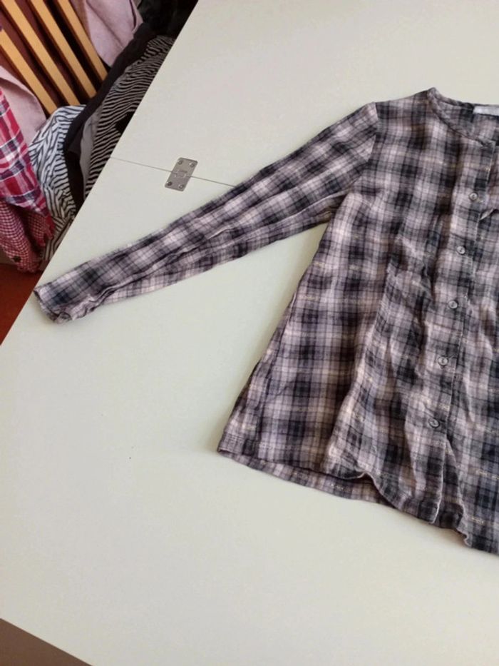 Chemise 3 Suisses collection 12 ans rayé dont rayures doré - photo numéro 2