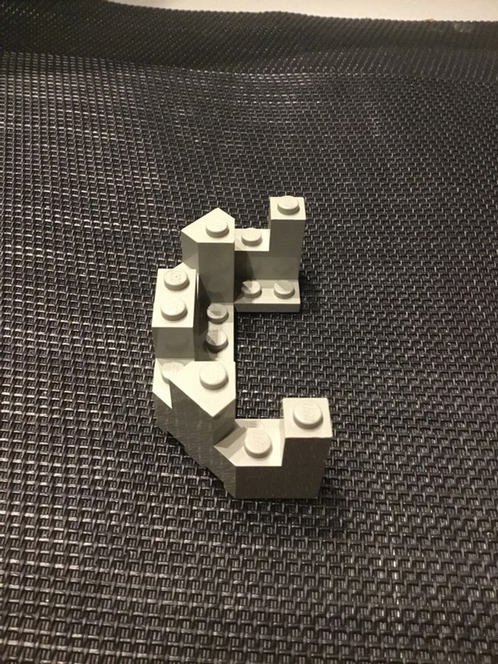 Lego Castle créneaux remparts gris clair 4x8x2 1/3 lego officiel - photo numéro 4