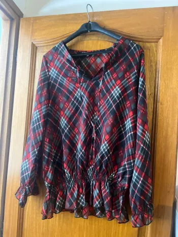 Blouse bleu bonheur, taille 40