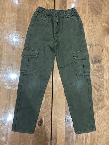 Pantalon cargo kaki 12 ans