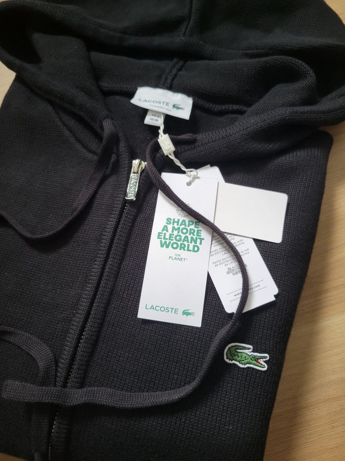 Gilet Lacoste Noir - photo numéro 2