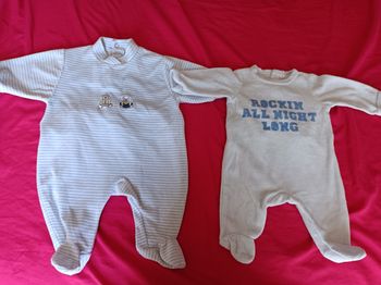 Pyjamas velours taille naissance