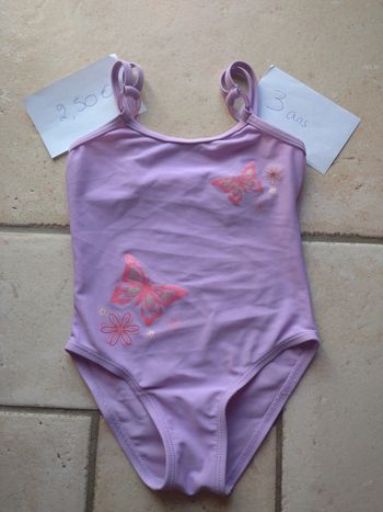 Maillot de bain 1 pièce Fille 3 ans Papillon