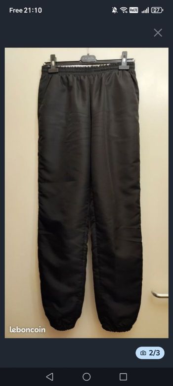 Pantalon survêt T. 36 mixte 